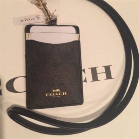 coach original tag|coach name tag holder.